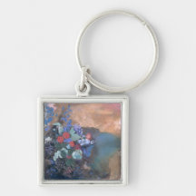 Ophelia among the Flowers, c.1905-8 Key Chain