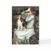 Ophelia-Beagle1 Greeting Card