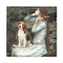 Ophelia-Beagle1 Fridge Magnet