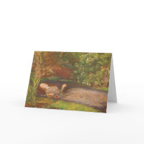 Ophelia by Sir John Everett Millais Greeting Card