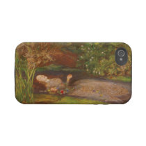 Ophelia by Sir John Everett Millais Tough Iphone 4 Cases