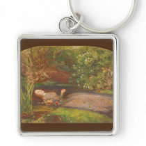 Ophelia by Sir John Everett Millais Keychains
