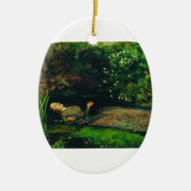 Ophelia by Sir John Everett Millais Weihnachtsbaum Ornament