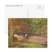 Ophelia by Sir John Everett Millais Post Card