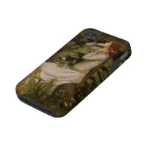 Ophelia (By the Pond) by John William Waterhouse Tough Iphone 4 Cover