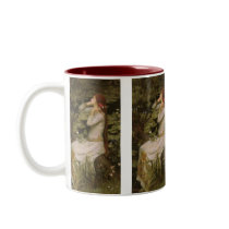 Ophelia (By the Pond) by John William Waterhouse Coffee Mug