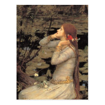 Ophelia by the Water Post Cards