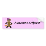 Ophelia Otter bumper stickers