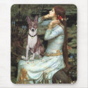 Ophelia Seated - Basenji (K) mousepads
