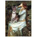 Ophelia Seated - Basenji (K) t-shirts