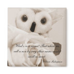 Ophelia - The Romantic Owl magnets