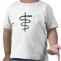 Ophiuchus. Astrological Zodiac Sign. Black. Tee Shirt