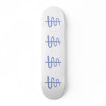 Ophiuchus - Blue. Zodiac Astrology Sign. Custom skateboards