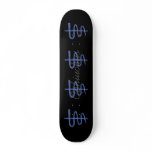 Ophiuchus - Blue. Zodiac Astrology Sign. Custom skateboards