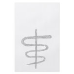 Ophiuchus. Grey. Astrological Zodiac Sign. Custom. flyers
