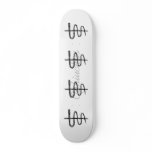 Ophiuchus. Zodiac Sign. Black Sketch. Custom skateboards