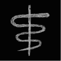 Ophiuchus. Zodiac Sign in Grey. Photo Sculpture
