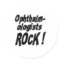 Ophthalmologists Rock! Sticker