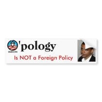 O'pology is not a Foreign Policy: O'Bumbler