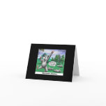 OPossums Playing Dead Cartoon Funny Note Card