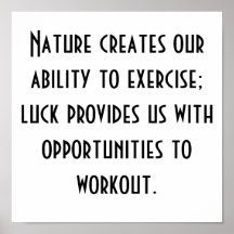 Opportunities to Workout Posters