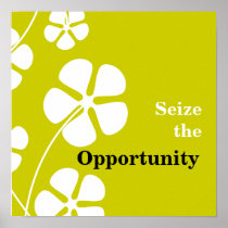 Opportunity Three Word Quote Poster