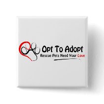Opt To Adopt Pin