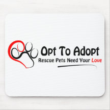 Opt To Adopt Mousepad