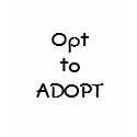 Opt to ADOPT t-shirts