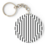 Optical Illusion Diamond Lines Black White Square