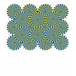 Optical Illusion Wheels T-Shirt