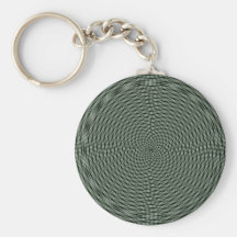 Optical Swirl Design Key Chain