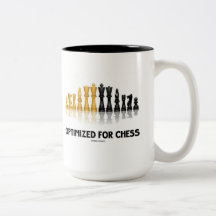 Optimised For Chess (Reflective Chess Set) Coffee Mug