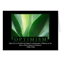 Optimism Greeting Cards