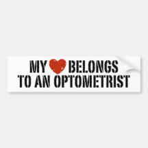 Optometrist Bumper Stickers