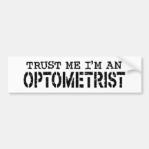 Optometrist Bumper Stickers