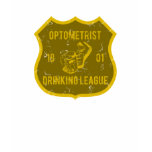Optometrist Drinking League t-shirts