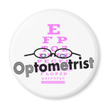 Optometrist Gifts, Eyeglasses and Eyechart Design magnets