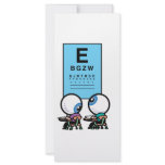 Optometrist Rack Cards with Eye Chart rack cards