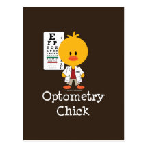 Optometry Chick Postcard