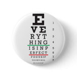 Optometry Eye Chart Illustration Pin