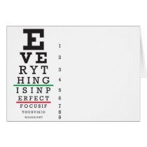 Optometry Eye Chart Illustration