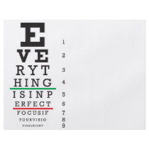 Optometry Eye Chart Illustration