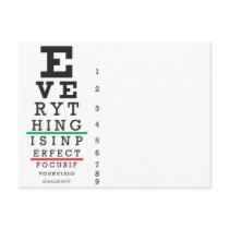 Optometry Eye Chart Illustration