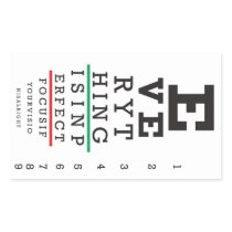 Optometry Eye Chart Illustration