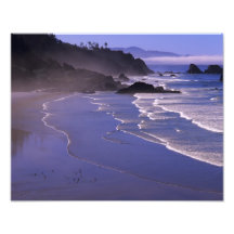 OR, Oregon Coast, Ecola SP, Indian Beach with Photo