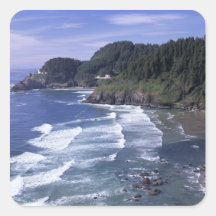 OR, Oregon Coast, Heceta Head Lighthouse, on Stickers