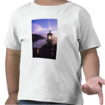 OR, Oregon Coast, Heceta Head Lighthouse, on Tee Shirts