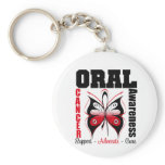 Oral Cancer Awareness Butterfly keychains