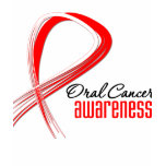 Oral Cancer Awareness Grunge Ribbon t-shirts